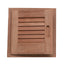 Whitecap Teak Louvered Door  Frame  Left Hand  12 x 12 60721