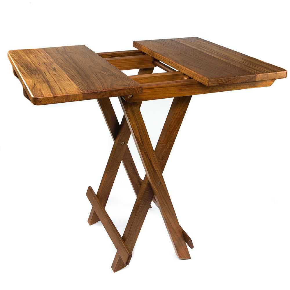 Whitecap Teak Solid Top Fold Away Table [60031] Secondary image