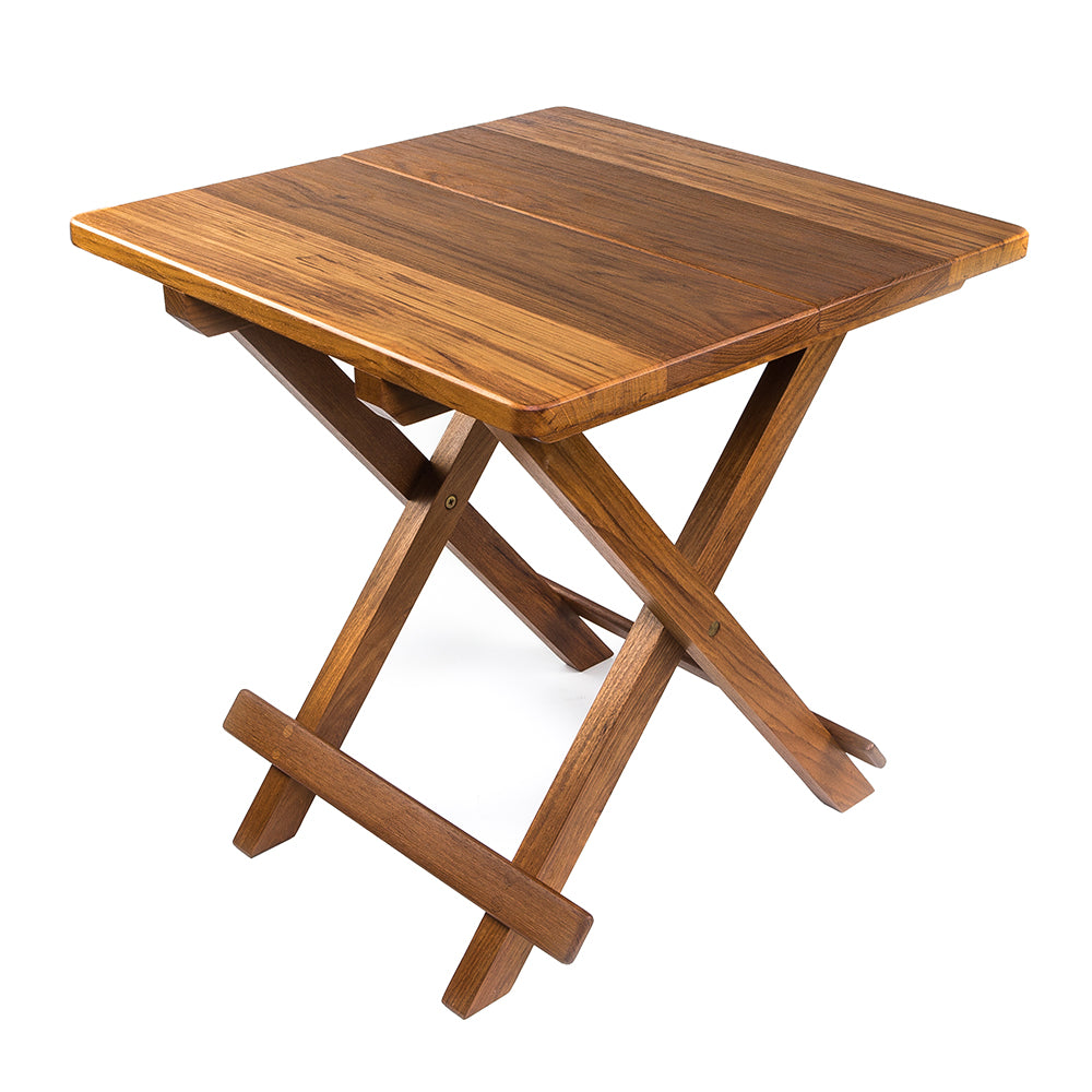 Whitecap Teak Solid Top Fold Away Table 60031 Main image