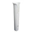TACO Poly ThruBolt Rod Holder wMounting Holes  No Hardware  White P04011W