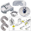 Tecnoseal Anode Kit wHardware  Mercury Alpha 1 Gen 2  Zinc 20801