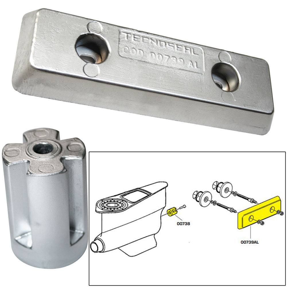 Tecnoseal Anode Kit  Volvo IPS  ZincAluminum 20715 Main image