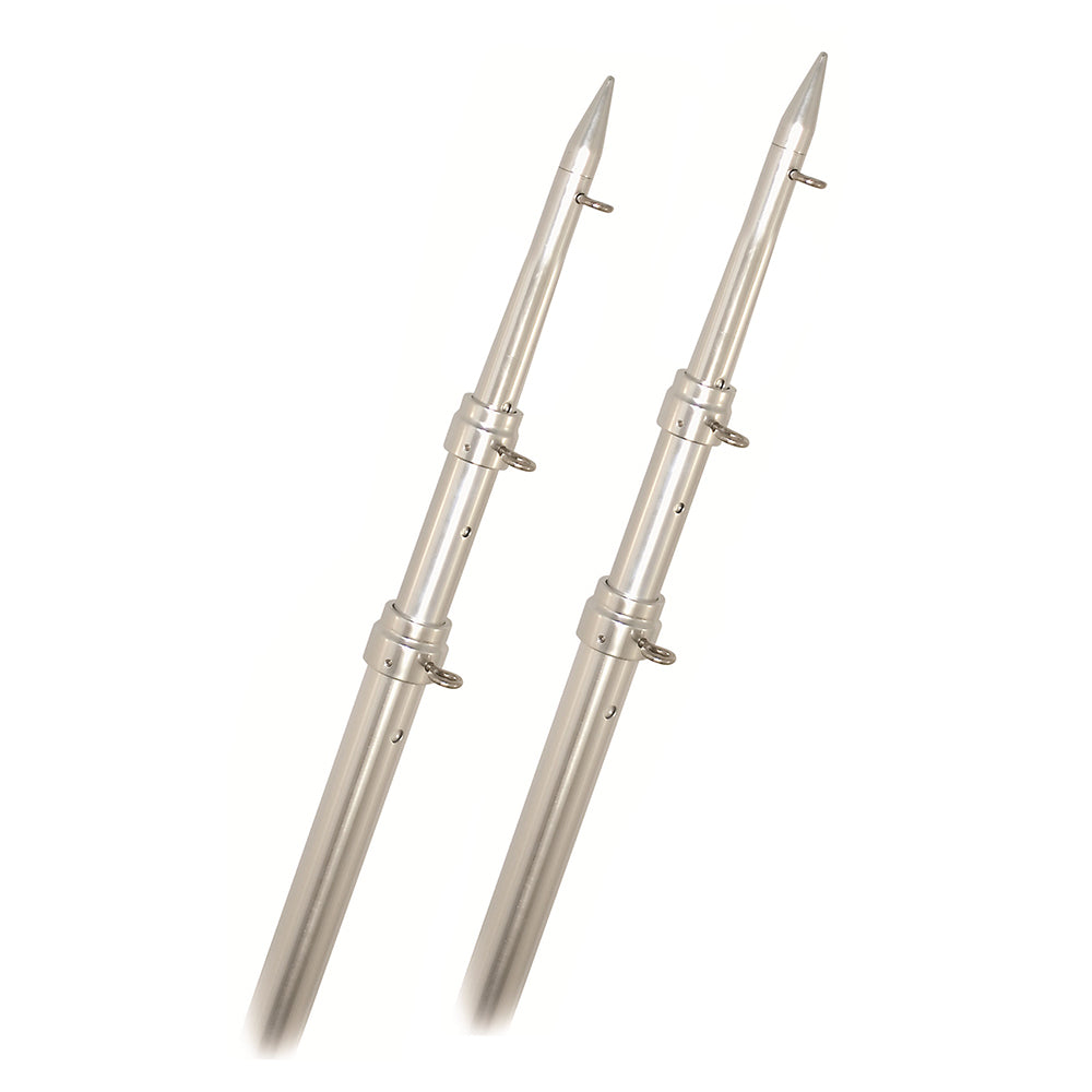 Rupp Top Gun Telescoping Outrigger Poles  AluminumSilver  15 A01500TEL Main image