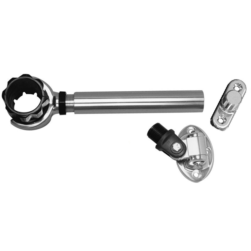Rupp Threaded Antenna Support w6 Pipe Mount Oval 4Way Base  15 Collar PAK0005 Main image