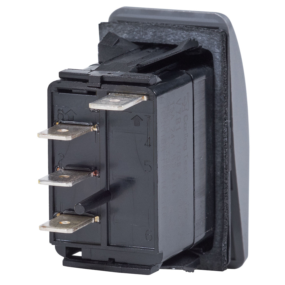 Blue Sea 7943 Contura II Switch SPDT  ONOFFON  Black 7943
