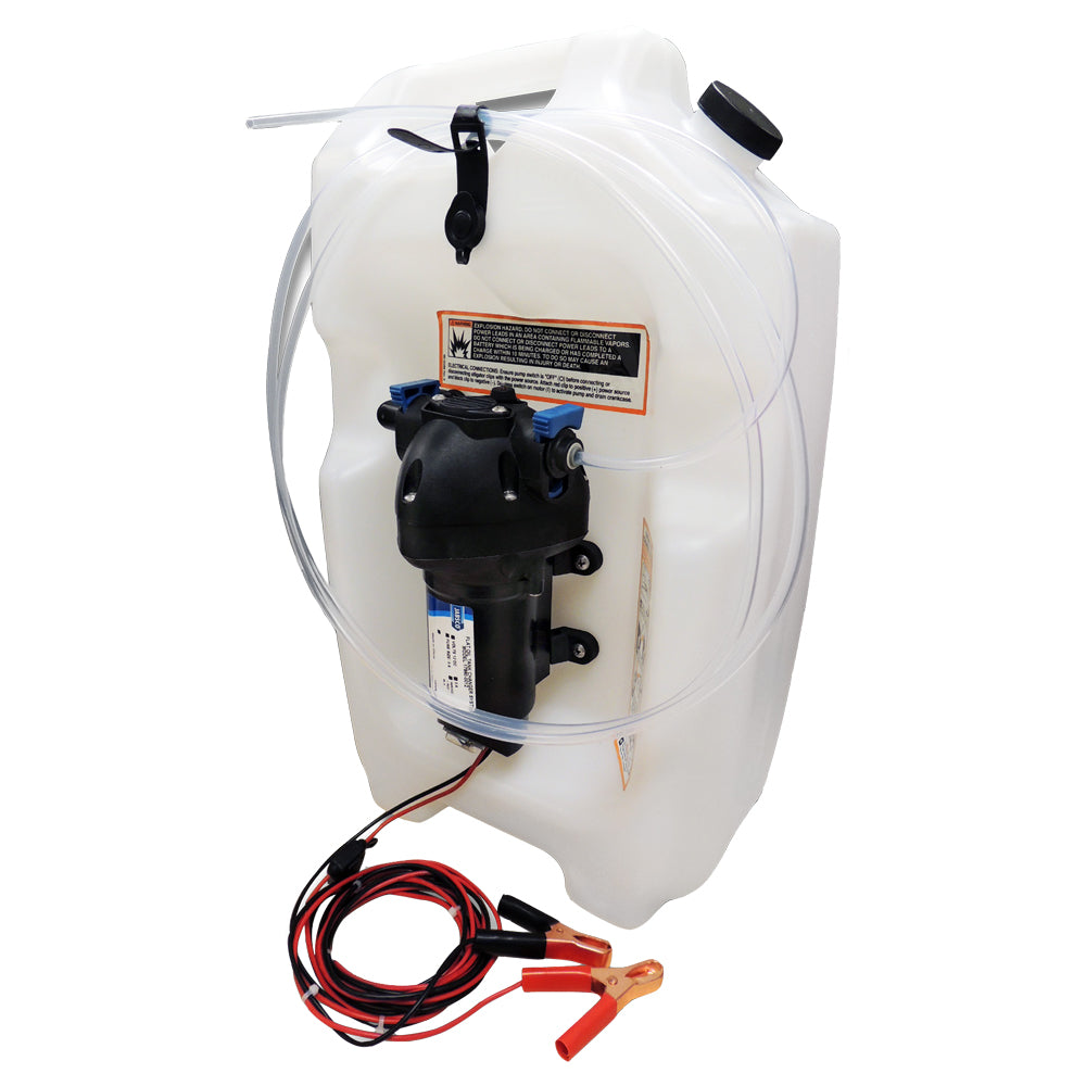 Jabsco Flat Tank Oil Changer System  312 Gallon Tank  12V 178602012 Main image