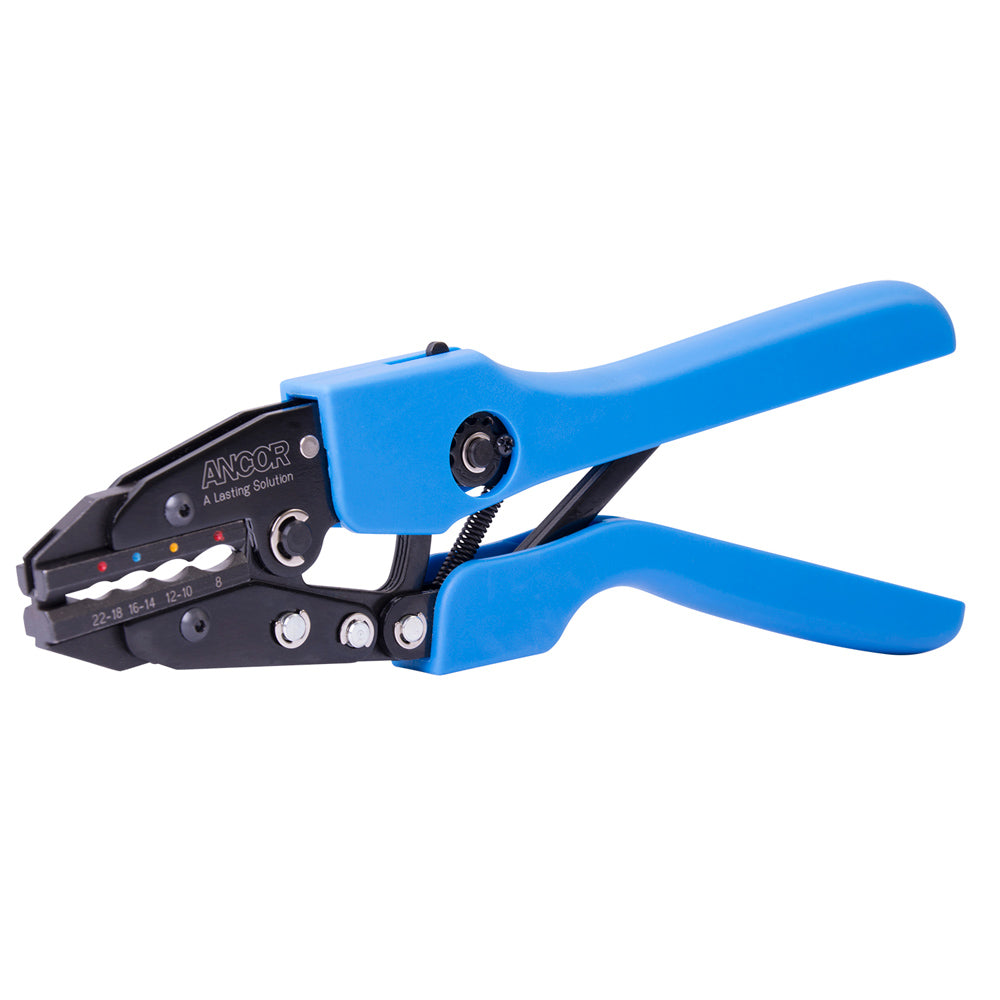 Ancor Single Crimp Ratchet Tool f228 AWG Heatshrink Vinyl  Nylon Insulated Terminals  Connectors 703010 Main image