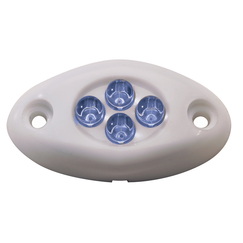 Innovative Lighting Courtesy Light  4 LED Surface Mount  Blue LEDWhite Case 00421007 Main image