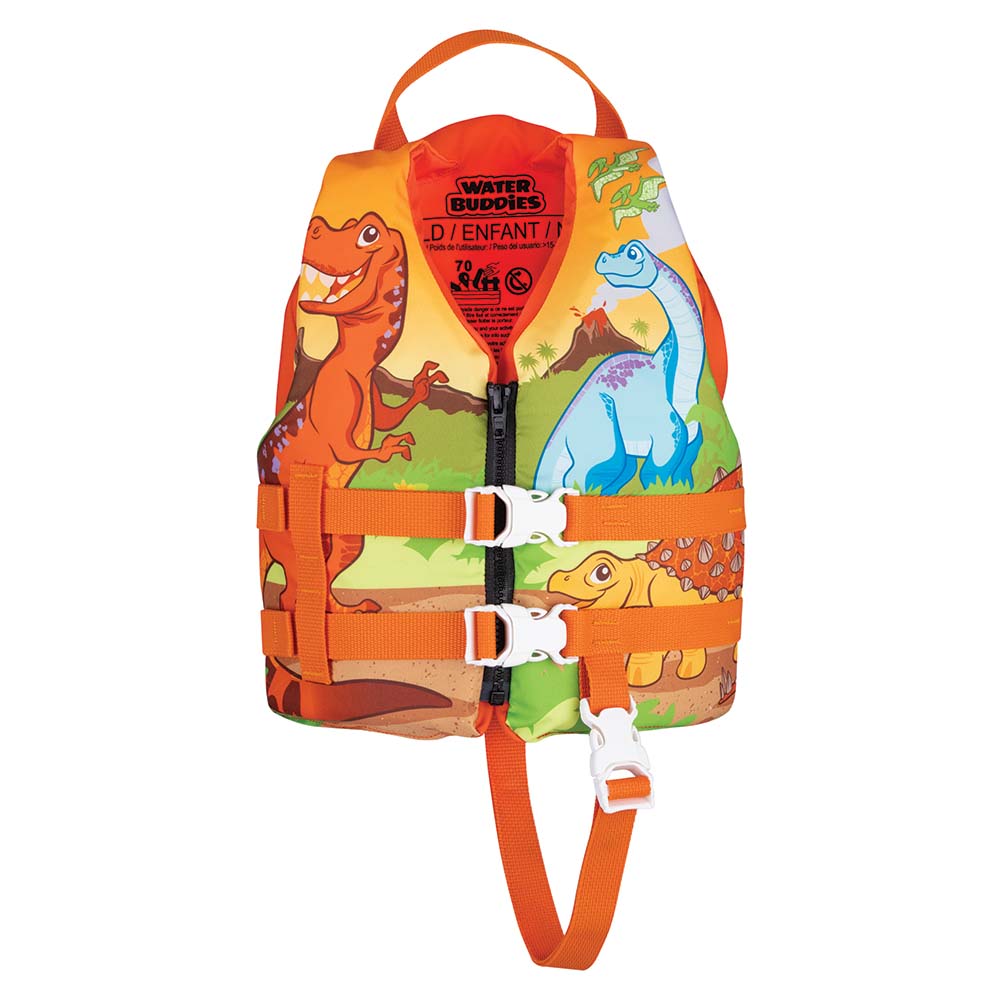 Full Throttle Water Buddies Life Vest  Child 3050lbs  Dinosaurs 10430020000115 Main image