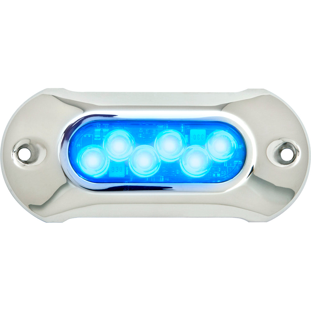 Attwood Light Armor Underwater LED Light  6 LEDs  Blue 65UW06B7 Main image
