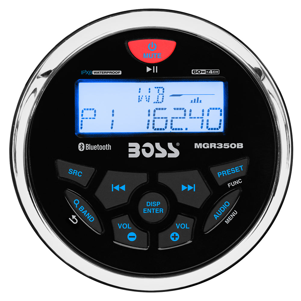 Boss Audio MGR350B Marine Stereo wAMFMBTUSB MGR350B Main image
