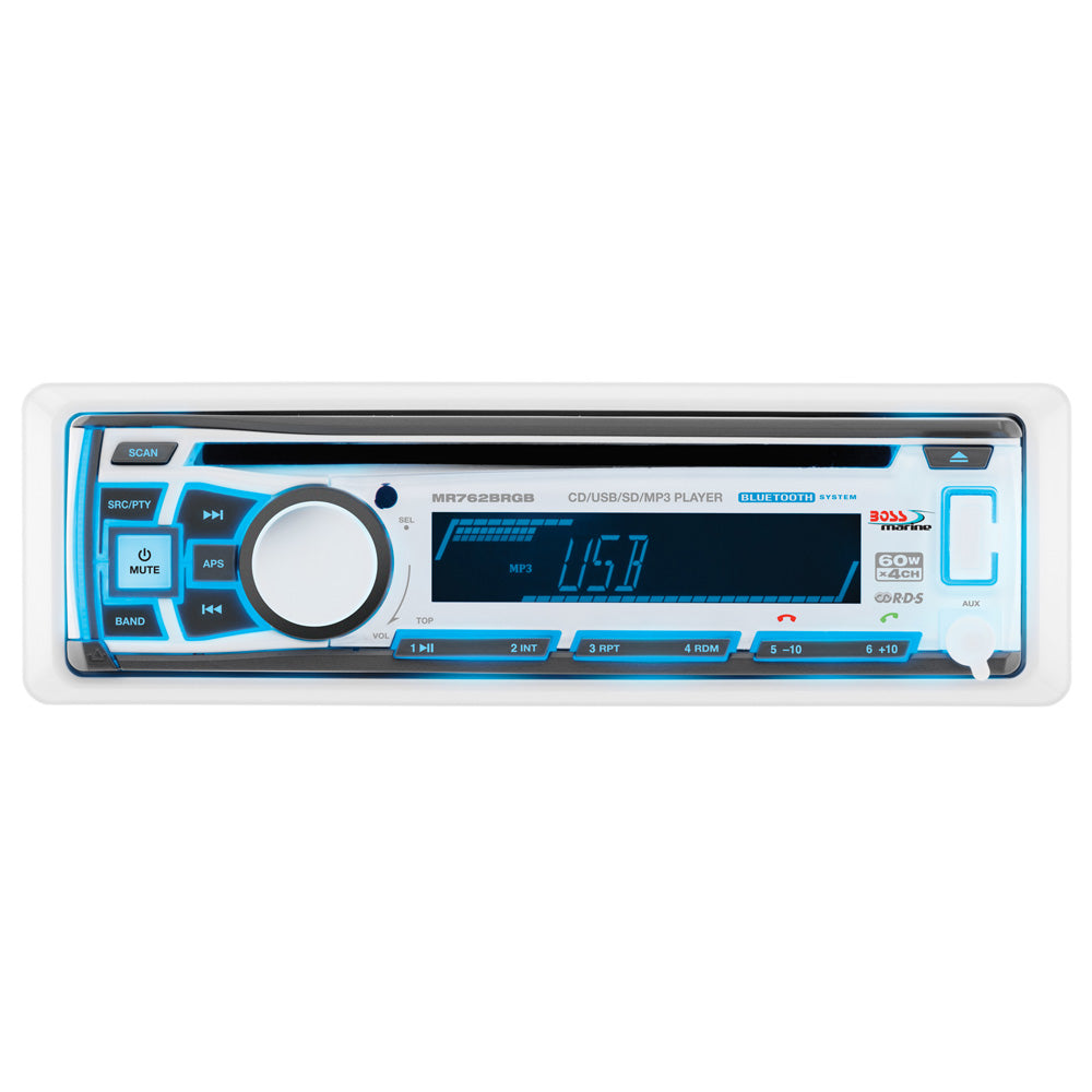 Boss Audio MR762BRGB Marine Stereo wAMFMCDBTUSB MR762BRGB Main image