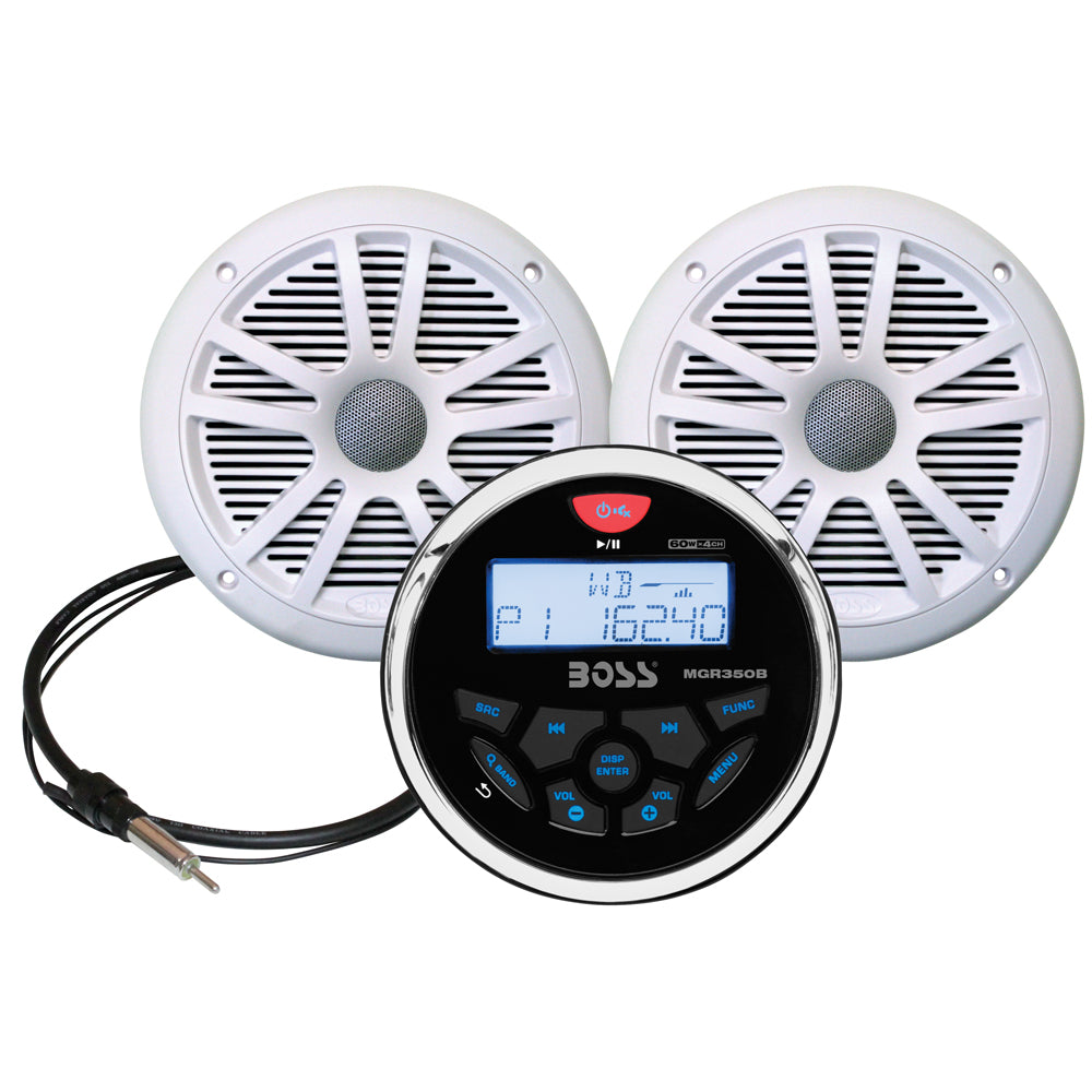 Boss Audio MCKGB350W6 Marine Stereo  65 Speaker Kit  White MCKGB350W6 Main image