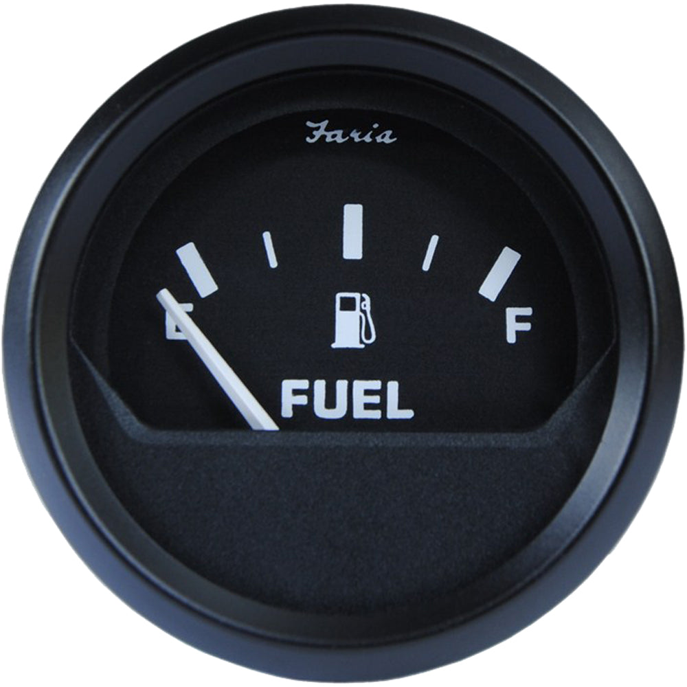 Faria Euro Black 2 Fuel Level Gauge 12801 Main image