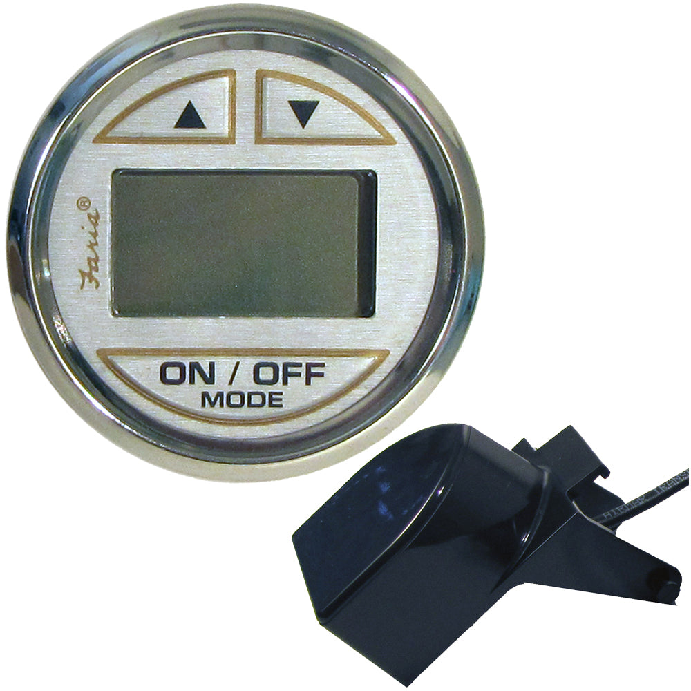 Faria Kronos 2 Depth Sounder wTransom Mount Transducer 19150 Main image