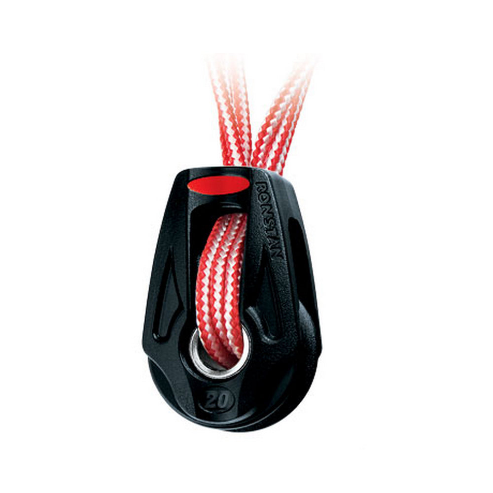 Ronstan Series 20 Ball Bearing Orbit Block  Single  Dyneema Lashing  Becket Option RF25109 Main image