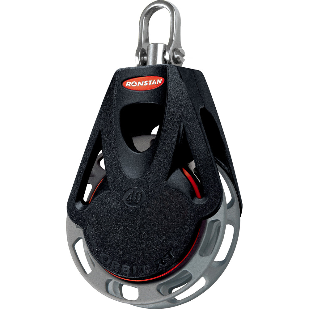 Ronstan Series 40 Ratchet Orbit Block  Single  Auto  Swivel Shackle Head RF46100 Main image