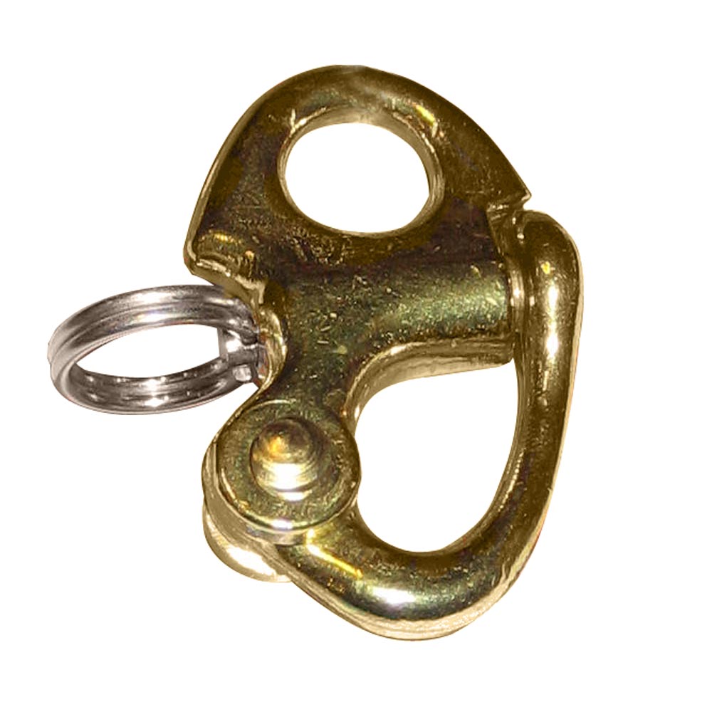 Ronstan Brass Snap Shackle  Fixed Bail  415mm 158 Length RF6000 Main image
