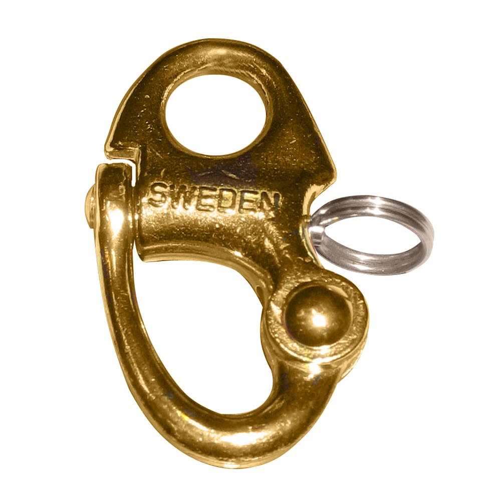 Ronstan Brass Snap Shackle  Fixed Bail  593mm 2516 Length RF6002 Main image