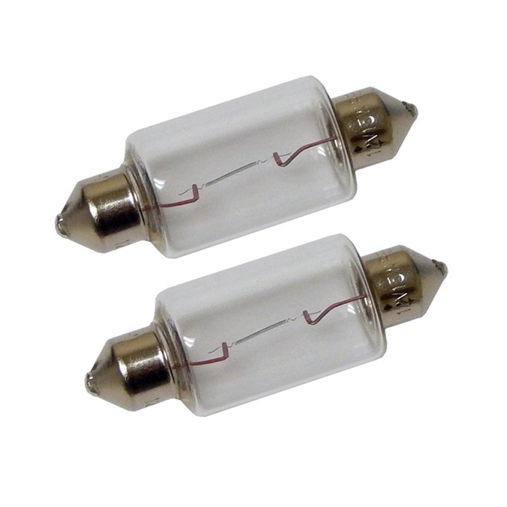 Perko Double Ended Festoon Bulbs  12V 15W 97A  Pair 0070DP1CLR Main image