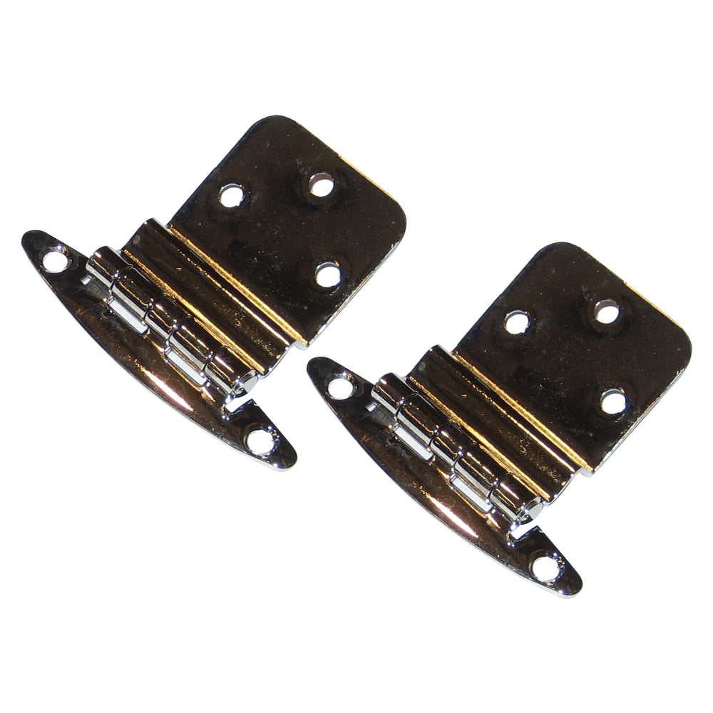 Perko Chrome Plated Brass 38 Inset Hinges 0271DP0CHR Main image