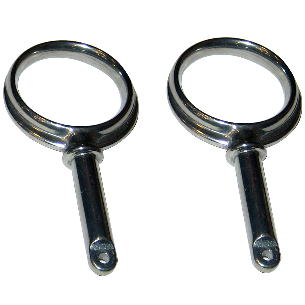 Perko Round Type Rowlock Horns  Plain Zinc 1267DP0ZNC Main image