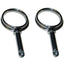 Perko Round Type Rowlock Horns  Plain Zinc 1267DP0ZNC