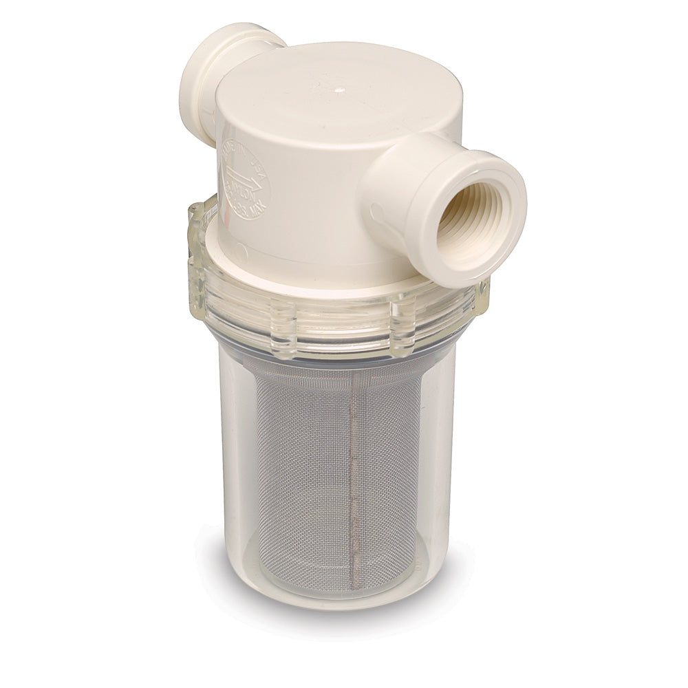 Shurflo by Pentair 12 Raw Water Strainer  50 Mesh Screen 25312001 Main image