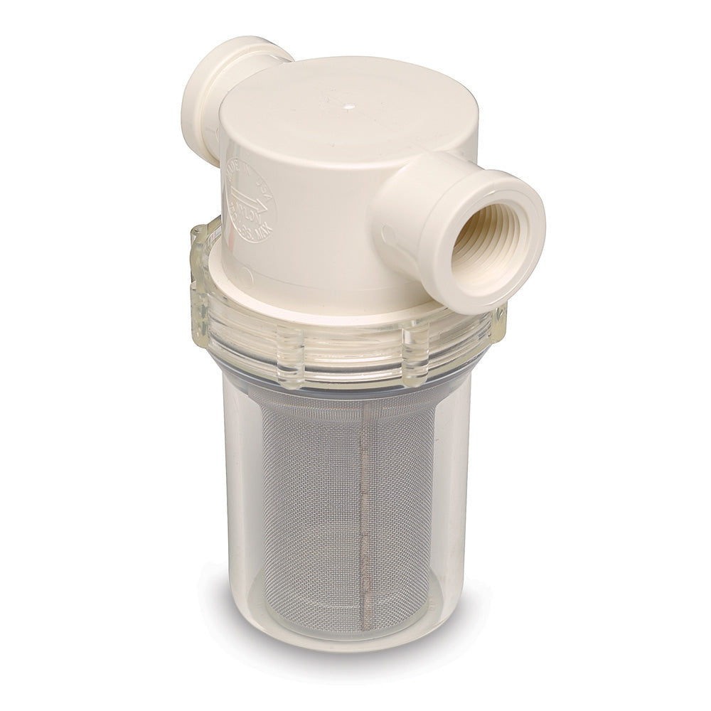 Shurflo by Pentair 34 Raw Water Strainer  50 Mesh Screen 25322001 Main image