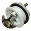 Whitecap THandle Latch  Chrome Plated ZamacWhite Nylon  Locking  Freshwater Use Only S0226WC