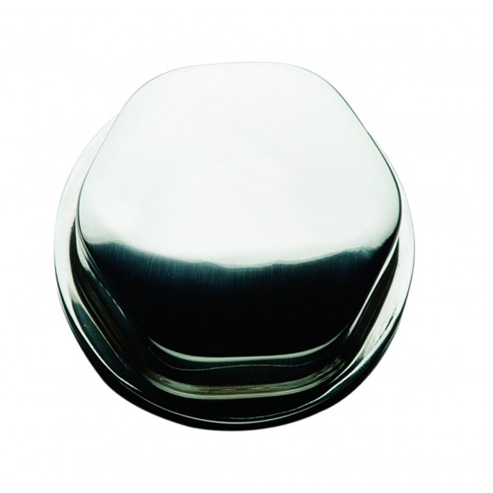 Schmitt Marine Faux Center Nut  ChromePlastic  12 34 Base fCast Steering Wheels CAP0304 Main image