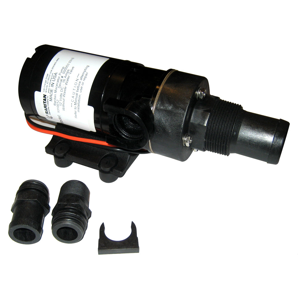 Raritan Macerator Pump  12v wBarb Adapter 5310012 Main image