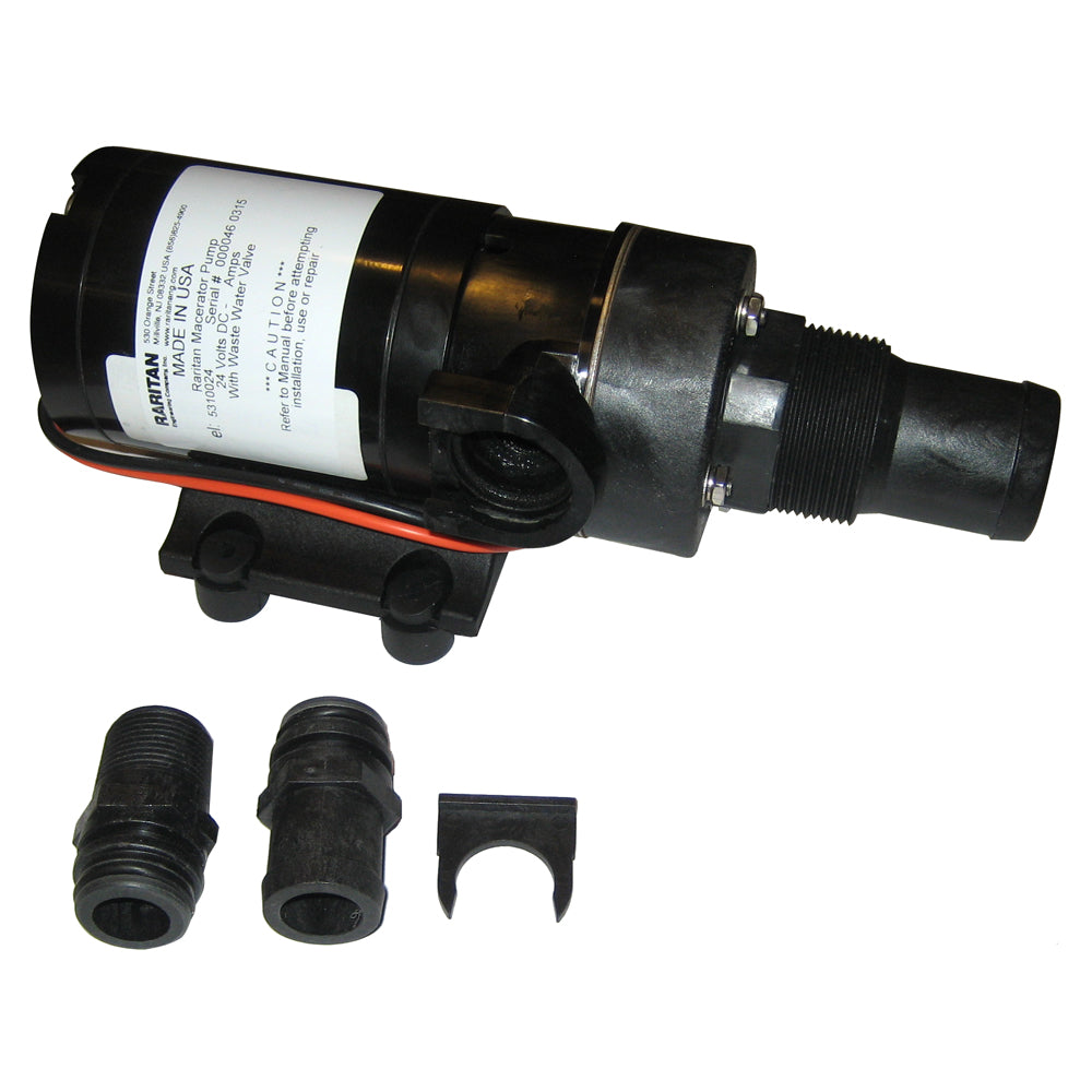 Raritan Macerator Pump  24v wBarb Adapter 5310024 Main image