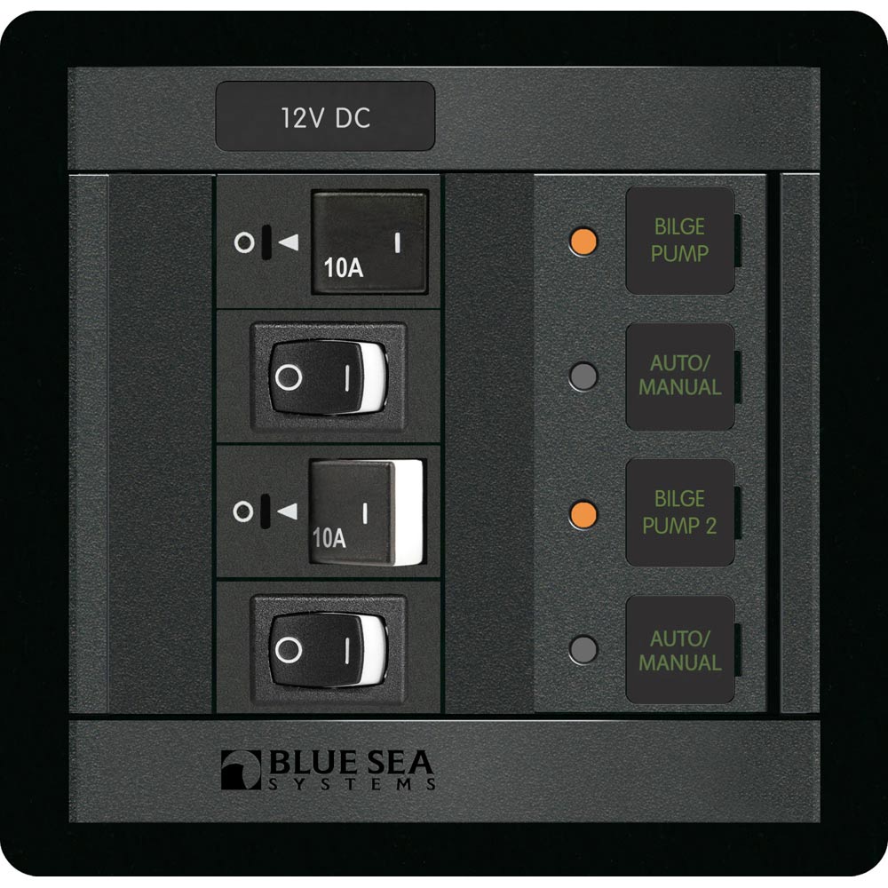 Blue Sea 1522 360 Panel Dual Bilge Pump Control 1522 Main image