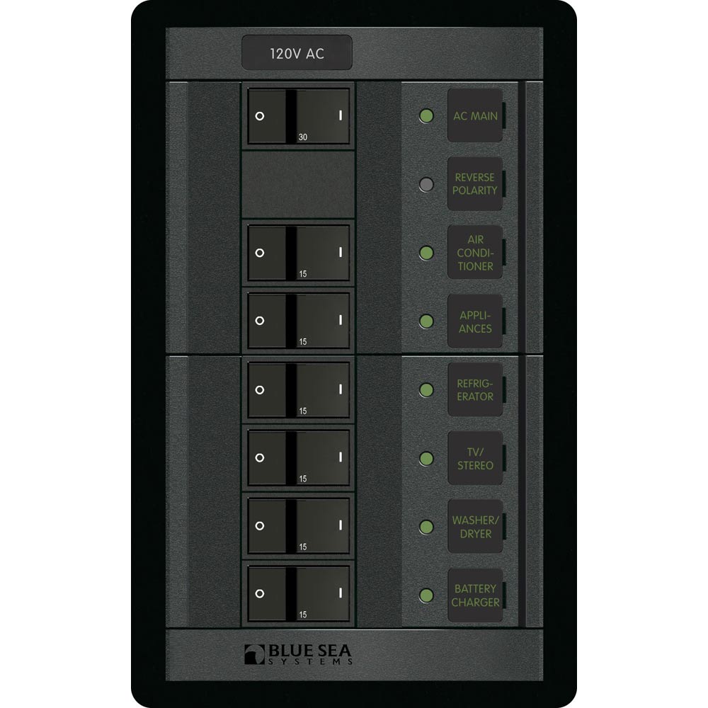 Blue Sea 1202 120V AC Main  6 Positions  Vertical 1202 Main image