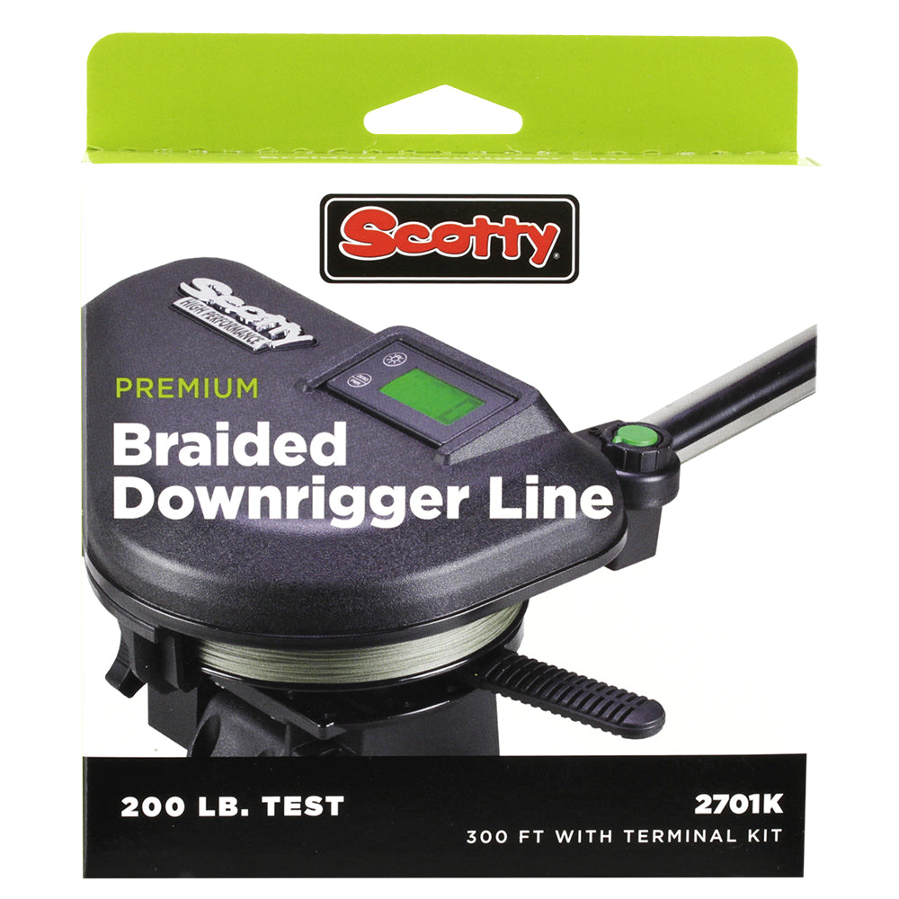 Scotty Premium Power Braid Downrigger Line  300ft of 200lb Test 2701K Main image