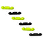 Scotty Stoppers fLine Releases  Auto Stop  6 Pack 1008
