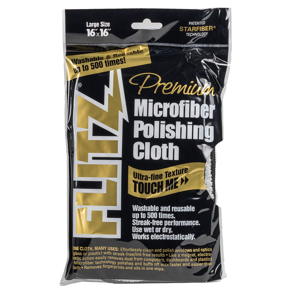 Flitz Microfiber Polishing Cloth  16 x 16  Single Bag MC200 Main image