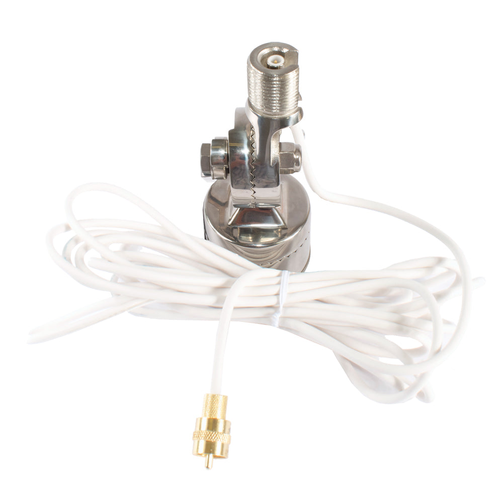 Shakespeare Quick Connect SS Rail Mount wCable fQuick Connect Antenna QCMSR Main image