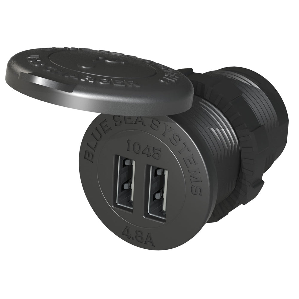 Blue Sea 1045 1224V Dual USB Charger  118 Socket Mount 1045 Main image