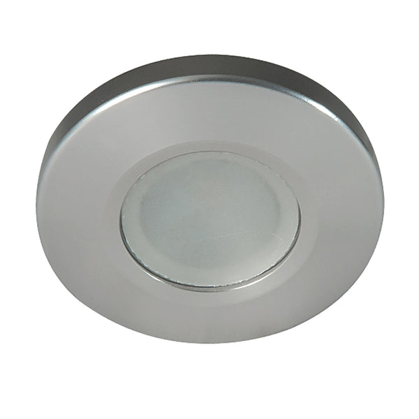 Lumitec Orbit Spectrum Flush Mount Down Light  Brushed Housing  White Dimming  RedBlue NonDimming 112507
