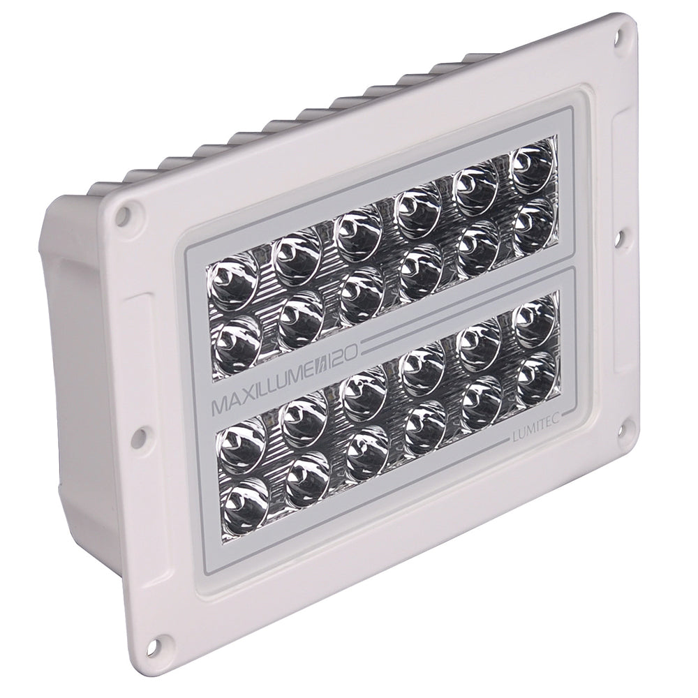 Lumitec Maxillume h120  Flush Mount Flood Light  White Housing  White Dimming 101348 Main image