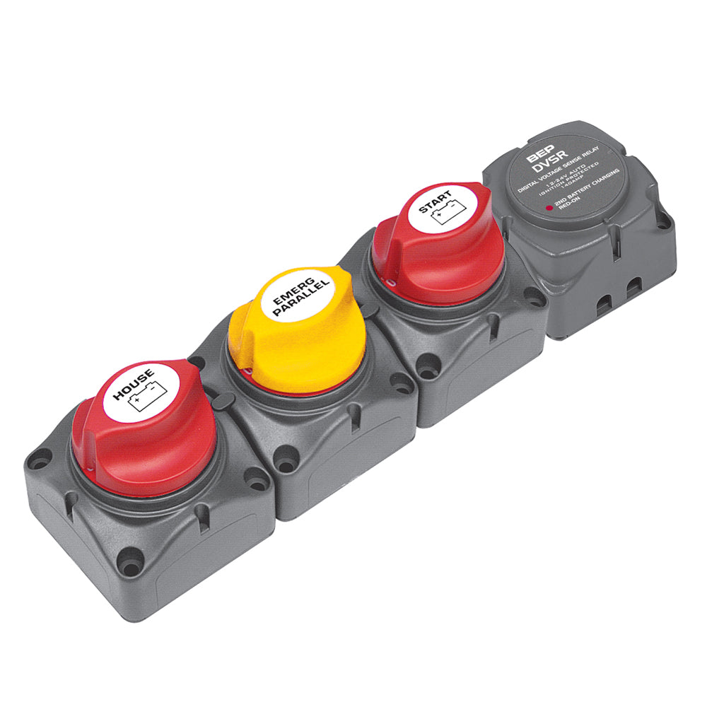 BEP Horizontal Battery Distribution Cluster fSingle Engine wTwo       Battery Banks 716H140ADVSR Main image