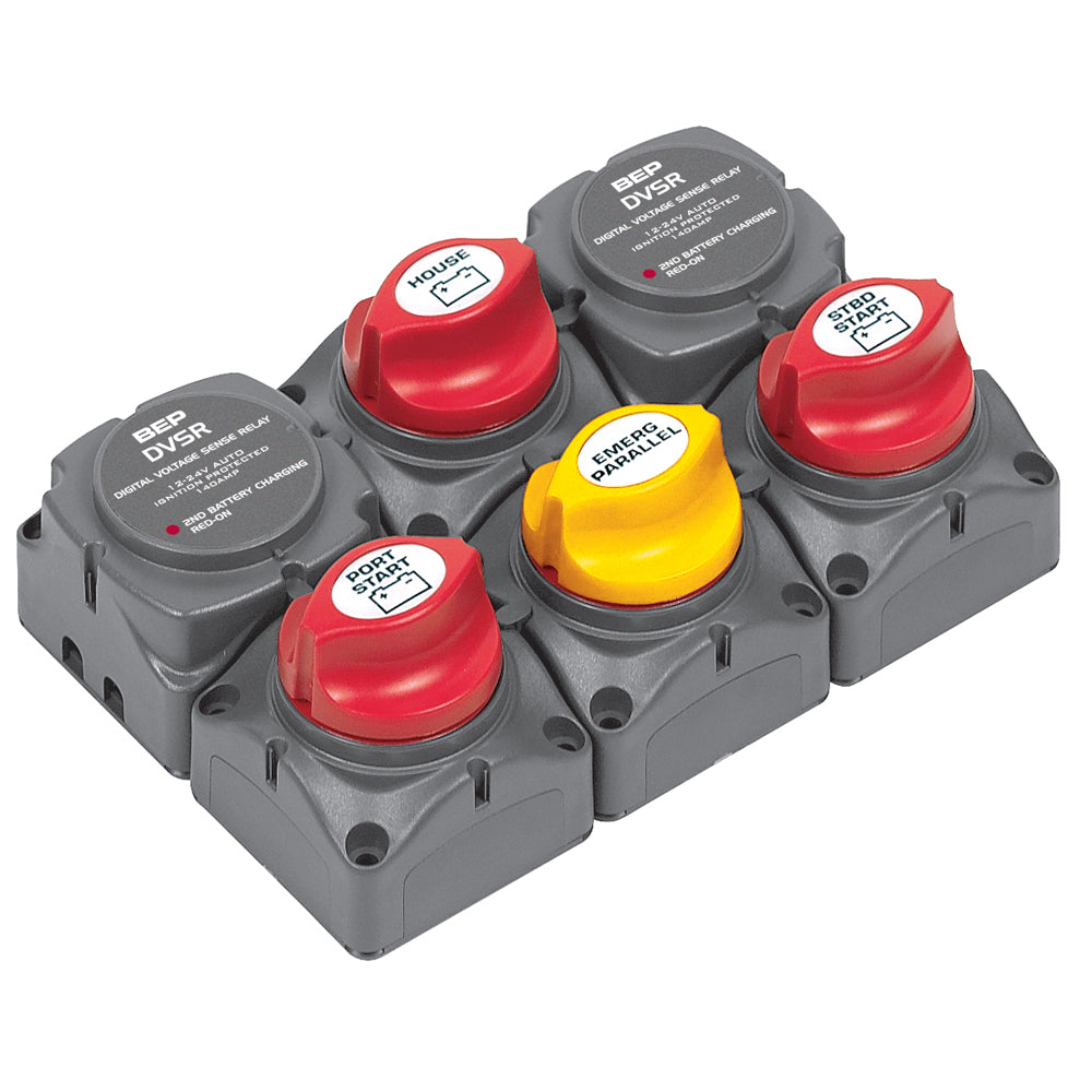 BEP Battery Distribution Cluster fTwin Outboard Engines wThree Battery Banks 717140ADVSR Main image