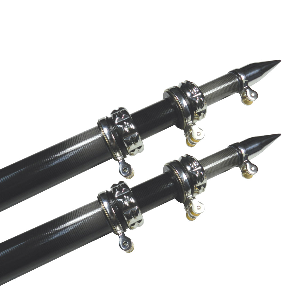TACO 20 Carbon Fiber Outrigger Poles  Pair  Black OT4200CF Main image