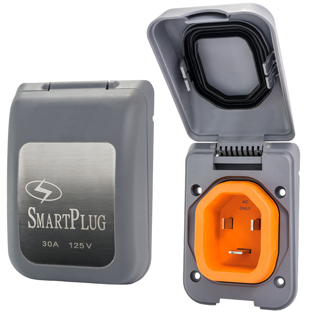 SmartPlug 30 AMP Male NonMetallic Inlet Cover  Grey BM30PG Main image