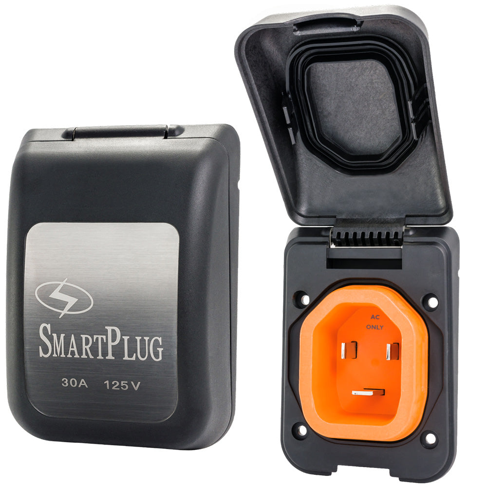 SmartPlug 30 AMP Male NonMetallic Inlet Cover  Black BM30PB Main image