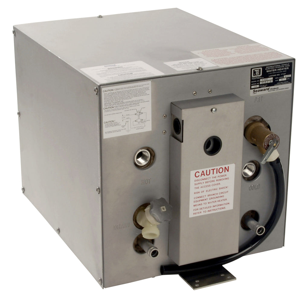 Whale Seaward 6 Gallon Hot Water Heater wFront Heat Exchanger  Galvanized Steel  120V  1500W F600 Main image