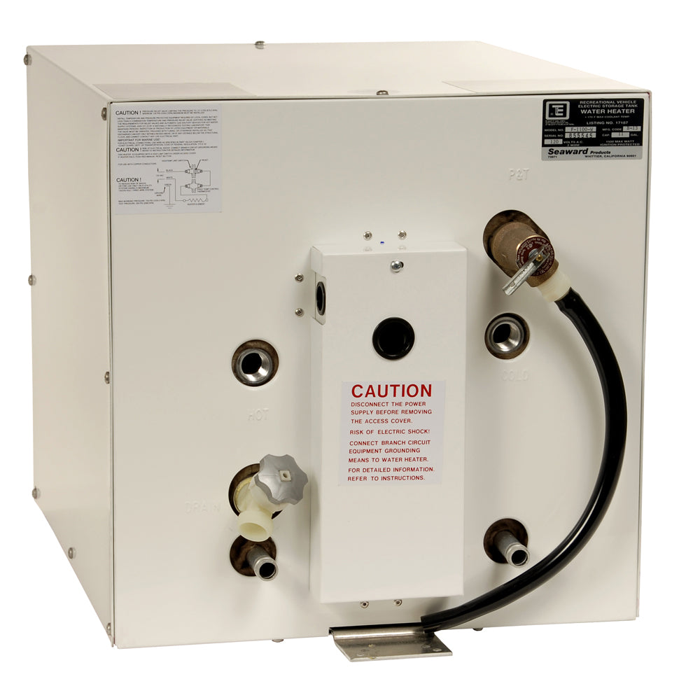 Whale Seaward 11 Gallon Hot Water Heater wFront Heat Exchanger  White Epoxy  120V  1500W F1100W Main image