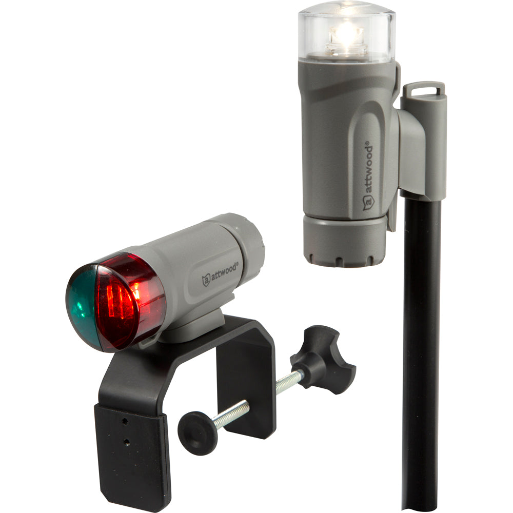 Attwood ClampOn Portable LED Light Kit  Marine Gray 141907 Main image